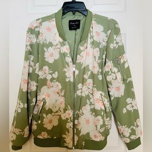 Endless Love Flowery Bomber Jacket